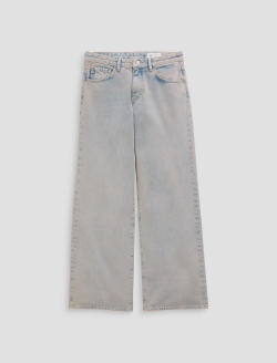 Adria Jean Mojave Pink Low-Rise Wide Leg WOMENS BOTTOMS Photo 1