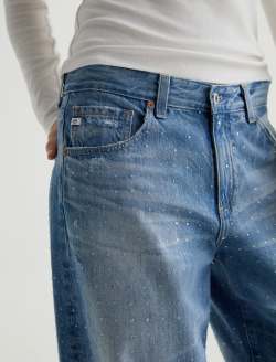 Adria Jean Stockholm Snowdrift Low-Rise Wide Leg WOMENS BOTTOMS Photo 3