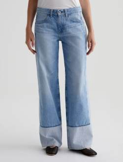 Adria Colorblock Mondrian Low-Rise Wide Leg WOMENS BOTTOMS Photo 3