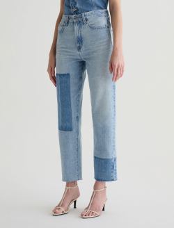 Brinley Patchwork Carpinteria Mid-Rise Straight WOMENS BOTTOMS Photo 6