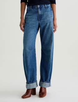 Mercer Nouveau Cuffed High-Rise Barrel WOMENS BOTTOMS Photo 3