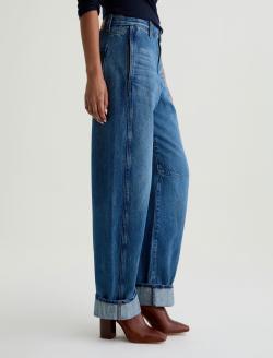 Mercer Nouveau Cuffed High-Rise Barrel WOMENS BOTTOMS Photo 5