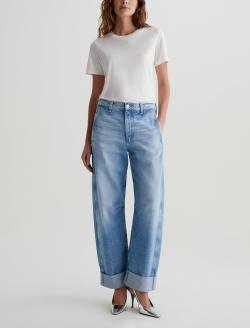 Mercer Santorini Cuffed High-Rise Barrel WOMENS BOTTOMS Photo 1