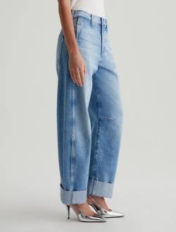 Mercer Santorini Cuffed High-Rise Barrel WOMENS BOTTOMS Photo 5
