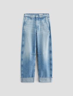 Mercer Santorini Cuffed High-Rise Barrel WOMENS BOTTOMS Photo 1