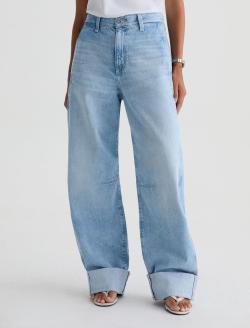 Mercer Sunset Blues Cuffed High-Rise Barrel WOMENS BOTTOMS Photo 10