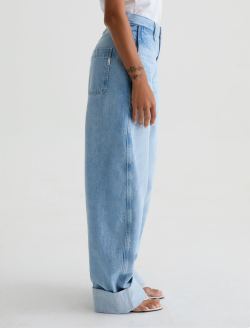 Mercer Sunset Blues Cuffed High-Rise Barrel WOMENS BOTTOMS Photo 12