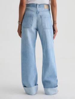 Mercer Sunset Blues Cuffed High-Rise Barrel WOMENS BOTTOMS Photo 13