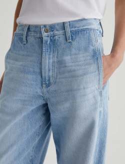 Mercer Sunset Blues Cuffed High-Rise Barrel WOMENS BOTTOMS Photo 4
