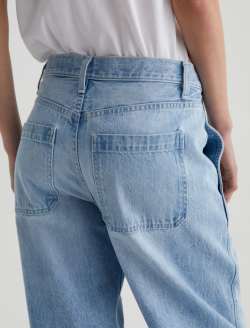 Mercer Sunset Blues Cuffed High-Rise Barrel WOMENS BOTTOMS Photo 7