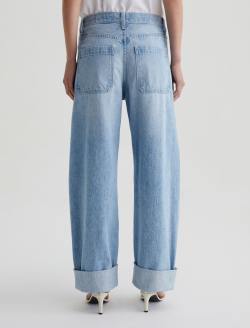 Mercer Sunset Blues Cuffed High-Rise Barrel WOMENS BOTTOMS Photo 8