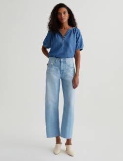 Hattie Crop Sunrise High-Rise Barrel WOMENS BOTTOMS Photo 2
