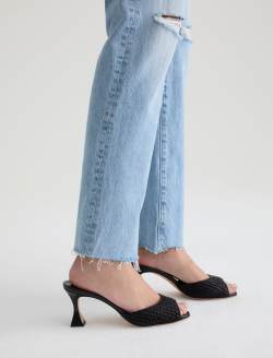Sandra Jean Soft Focus Destructed Low-Rise Straight WOMENS BOTTOMS Photo 6