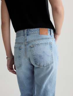 Sandra Jean Soft Focus Destructed Low-Rise Straight WOMENS BOTTOMS Photo 8