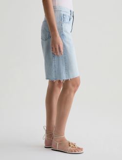 Hattie Short Sunfaded Destructed High-Rise Bermuda WOMENS BOTTOMS Photo 5