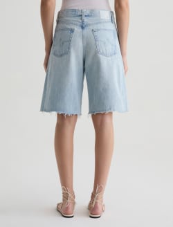 Hattie Short Sunfaded Destructed High-Rise Bermuda WOMENS BOTTOMS Photo 8