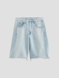 Hattie Short Sunfaded Destructed High-Rise Bermuda WOMENS BOTTOMS Photo 1