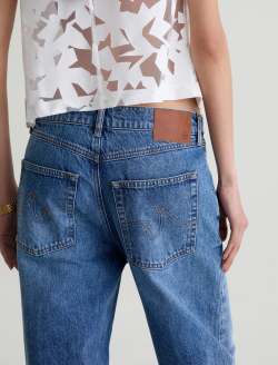Billie Jean American Riviera Low Slung Straight Leg WOMENS BOTTOMS Photo 7