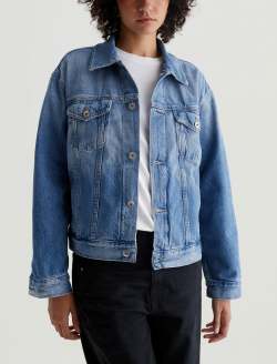 Ramie Jacket Stockholm Oversized Trucker Jacket WOMENS TOPS Photo 1
