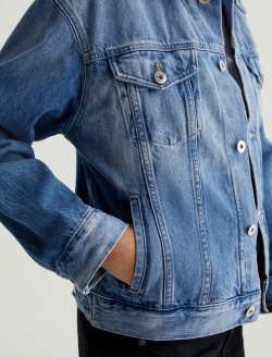 Ramie Jacket Stockholm Oversized Trucker Jacket WOMENS TOPS Photo 2
