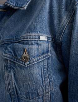 Ramie Jacket Stockholm Oversized Trucker Jacket WOMENS TOPS Photo 3