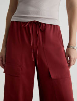 Atwater Cargo Adobe Clay Relaxed Drawstring   WOMENS BOTTOMS Photo 4