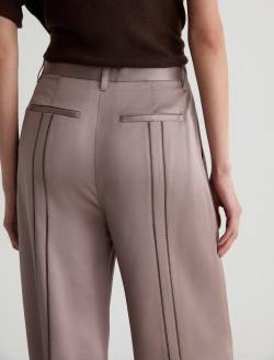 Sarah Trouser Cork Satin High-Rise Wide Leg WOMENS BOTTOMS Photo 8