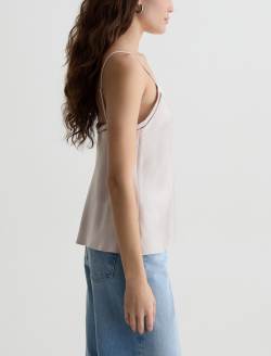 Scarlet Cami Yucca Shadow V-Neck Tank WOMENS TOPS Photo 4
