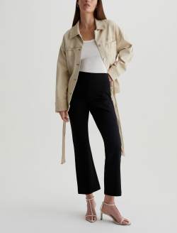 Salma 360° Jean Super Black Pull On Flare WOMENS BOTTOMS Photo 2