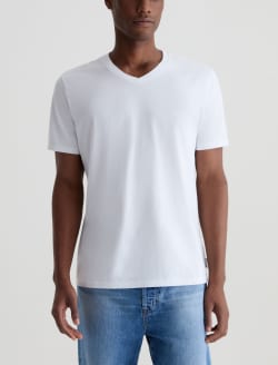 Bryce Vee True White Classic Fit Vee MENS TOPS Photo 1