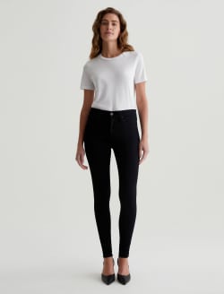 Farrah Skinny Super Black Mid-Rise Skinny WOMENS BOTTOMS Photo 2