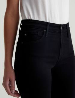 Farrah Skinny Super Black Mid-Rise Skinny WOMENS BOTTOMS Photo 4