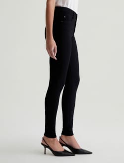 Farrah Skinny Super Black Mid-Rise Skinny WOMENS BOTTOMS Photo 6