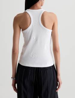 Michelle Top Silver Firework Embellished High-Neck Tank WOMENS TOPS Photo 8