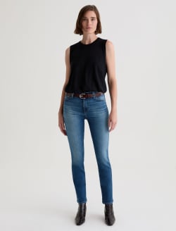Mari 12 Years Assumption AG-ed™ Mid-Rise Slim Straight Denim WOMENS BOTTOMS Photo 2