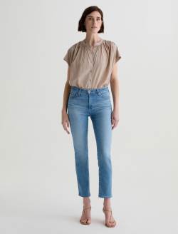 Mari Crop Atlantis Mid-Rise Slim Straight WOMENS BOTTOMS Photo 2
