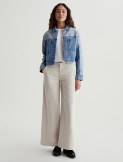 Caden Wide Leg Pumice Tailored Trouser WOMENS BOTTOMS Photo 2