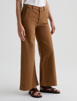 Caden Wide Leg Sulfur Camelwood Tailored Trouser WOMENS BOTTOMS Photo 5