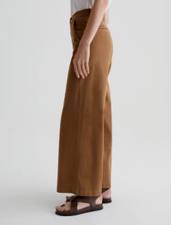 Women Caden Wide Leg Sulfur Camelwood at AG Jeans Official Store