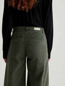 Caden Wide Leg Sulfur Dark Thyme Tailored Trouser WOMENS BOTTOMS Photo 7