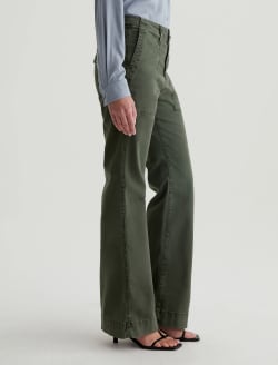 Juliet Sulfur Dark Thyme High-Rise Utility Flare WOMENS BOTTOMS Photo 4