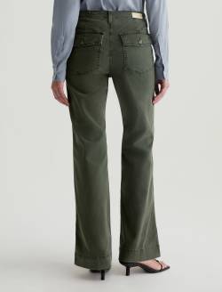 Juliet Sulfur Dark Thyme High-Rise Utility Flare WOMENS BOTTOMS Photo 7