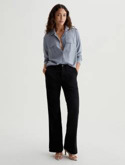 Juliet Sulfur Black High-Rise Utility Flare WOMENS BOTTOMS Photo 2