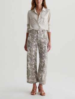 Fiona Urban Camo Grey Multi High-Rise Barrel WOMENS BOTTOMS Photo 2