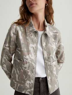 Jo Jacket Urban Camo Grey Multi Utility Jacket WOMENS TOPS Photo 3