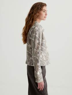 Jo Jacket Urban Camo Grey Multi Utility Jacket WOMENS TOPS Photo 4
