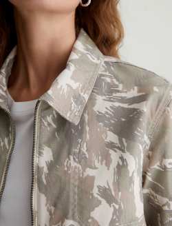 Jo Jacket Urban Camo Grey Multi Utility Jacket WOMENS TOPS Photo 6