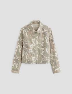 Jo Jacket Urban Camo Grey Multi Utility Jacket WOMENS TOPS Photo 1