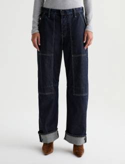 Mercer Selvage Jean Nightfall High-Rise Barrel WOMENS BOTTOMS Photo 3