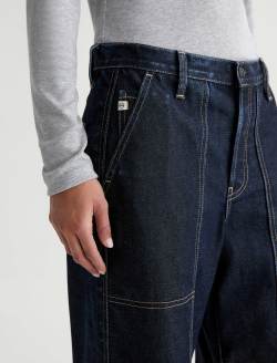 Mercer Selvage Jean Nightfall High-Rise Barrel WOMENS BOTTOMS Photo 4